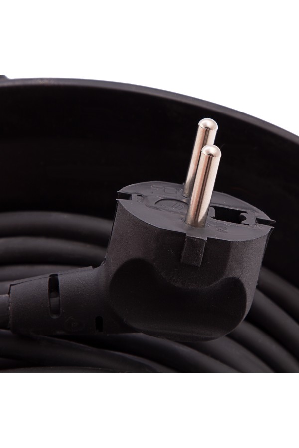 Удлинитель силовой 30 м, 16А, тип УХ10, ПВС, на кабельной катушке, 4 розетки без заземления Сибртех