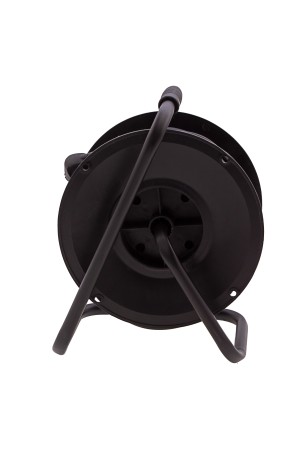 Удлинитель силовой 50 м, 16А, тип УХ10, ПВС, на кабельной катушке, 4 розетки без заземления Сибртех