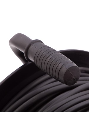 Удлинитель силовой 50 м, 16А, тип УХ10, ПВС, на кабельной катушке, 4 розетки без заземления Сибртех