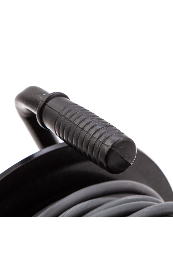 Удлинитель силовой 30 м, 16А, тип УХ10, ПВС, усиленный, на кабельной катушке, 4 розетки без заземления Сибртех