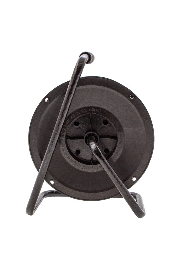 Удлинитель силовой 30 м, 16А, тип УХ10, ПВС, усиленный, на кабельной катушке, 4 розетки без заземления Сибртех