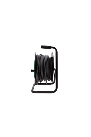 Удлинитель силовой 30 м, 16А, тип УХ10, ПВС, усиленный, на кабельной катушке, 4 розетки без заземления Сибртех