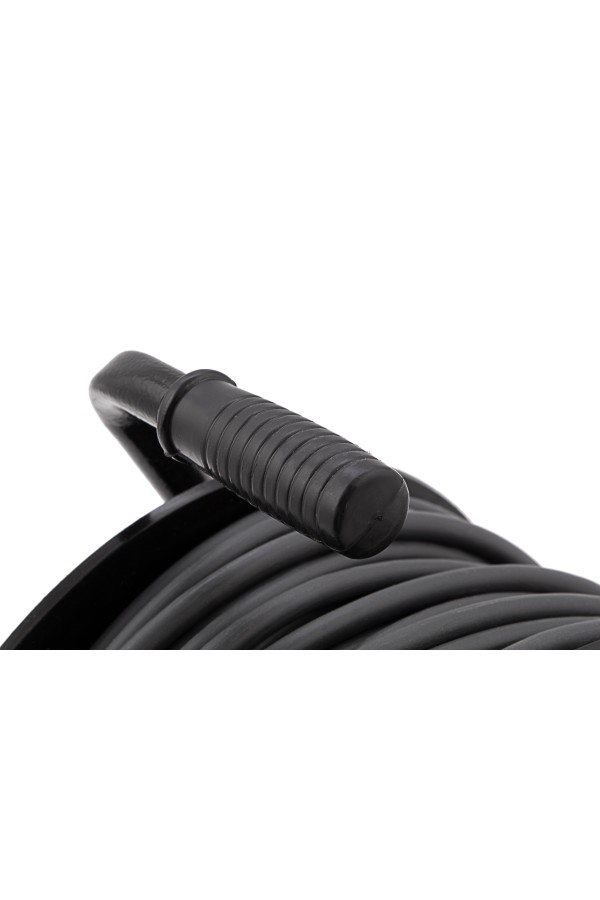 Удлинитель силовой 50 м, 16А, тип УХ10, ПВС, усиленный, на кабельной катушке, 4 розетки без заземления Сибртех