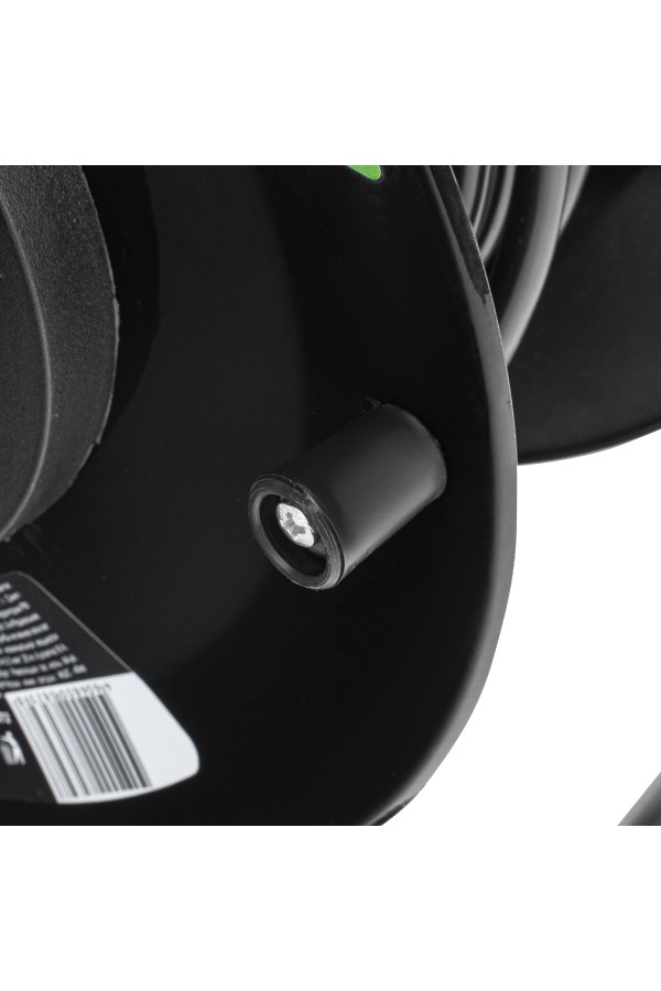 Удлинитель силовой 30 м, 16А, тип УХз16, ПВС 3 x 2.5 мм, на стальной катушке, 4 розетки Сибртех