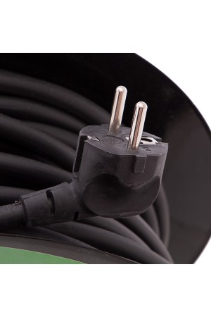 Удлинитель силовой 30 м, 16А, тип УХз16, КГ 3 x 1.5 мм, на стальной катушке, 4 розетки Сибртех