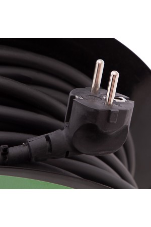 Удлинитель силовой 50 м, 16А, тип УХз16, КГ 3 x 1.5 мм, на стальной катушке, 4 розетки Сибртех