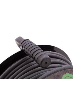 Удлинитель силовой 50 м, 16А, тип УХз16, КГ 3 x 1.5 мм, на стальной катушке, 4 розетки Сибртех