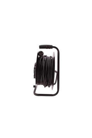 Удлинитель силовой 30 м, 16А, тип УХз16,  КГ 3 x 2.5 мм, на стальной катушке, 4 розетки Сибртех