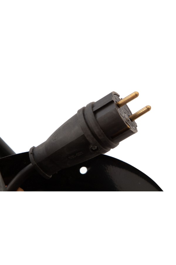 Удлинитель силовой 30 м, 16А, тип УХз16,  КГ 3 x 2.5 мм, на стальной катушке, 4 розетки Сибртех