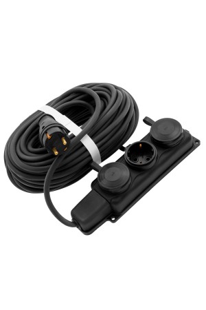 Удлинитель силовой 20 м, 16 А, тип УХз16, 3 x 1.5 мм, Россия Сибртех