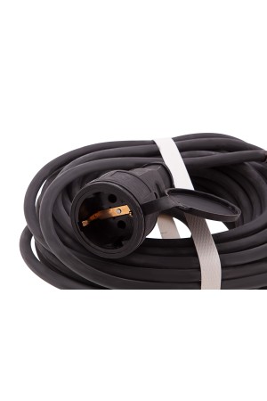 Удлинитель силовой 10 м, 16 А, тип УХз16, КГ 3 x 1.5 мм, 1 розетка, Россия Сибртех