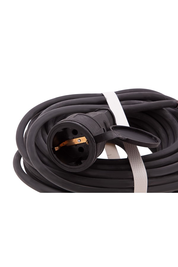 Удлинитель силовой 10 м, 16 А, тип УХз16, КГ 3 x 1.5 мм, 1 розетка, Сибртех