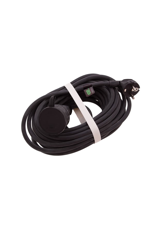 Удлинитель силовой 10 м, 16 А, тип УХз16, КГ 3 x 1.5 мм, 1 розетка, Сибртех