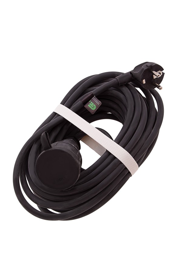 Удлинитель силовой 10 м, 16 А, тип УХз16, КГ 3 x 1.5 мм, 1 розетка, Сибртех