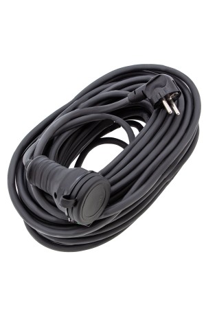 Удлинитель силовой 20 м, 16 А, тип УХз16, КГ 3 x 1.5 мм, 1 розетка, Россия Сибртех