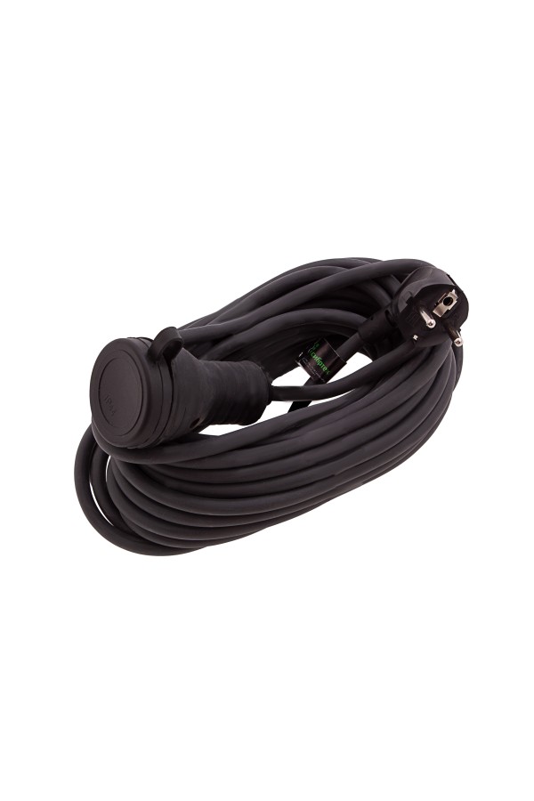 Удлинитель силовой 10 м, 16 А, тип УХз16, КГ 3 x 2.5 мм, 1 розетка, Сибртех