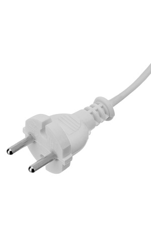 Шнур электрический соединительный, для настольной лампы, 1.7 м, 120 Вт, белый, тип V-1 Россия Сибртех