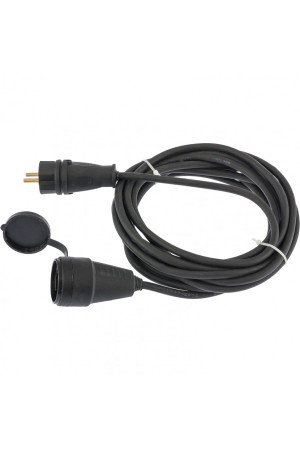 Удлинитель электрический силовой, 10 м, 1 розетка, КГ 3 х 1.5 мм, 16 А, тип УХЗ-16, Россия Denzel