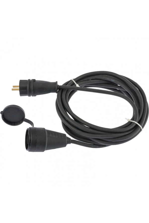 Удлинитель электрический силовой, 10 м, 1 розетка, КГ 3 х 1.5 мм, 16 А, тип УХЗ-16, Denzel