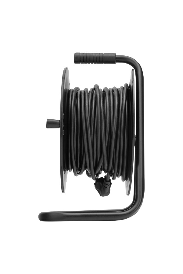 Удлинитель силовой 25 м, 16А, тип УХз16, ПВС, на кабельной катушке, 4 розетки, Сибртех