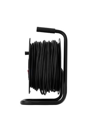 Удлинитель силовой на кабельной катушке, ПВС, 50 м, 4 розетки, 16А, тип УХз16, Россия Сибртех