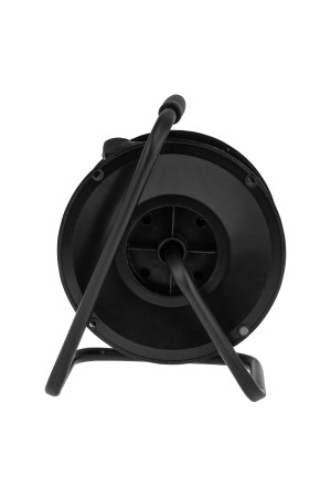 Удлинитель силовой на кабельной катушке, ПВС, 50 м, 4 розетки с крышкой, IP44, 16А, УХз16, Россия Сибртех