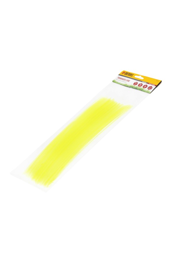 Леска для триммера, квадратная нарезанная 2 мм х 30 см, 50 шт Flex cord Denzel