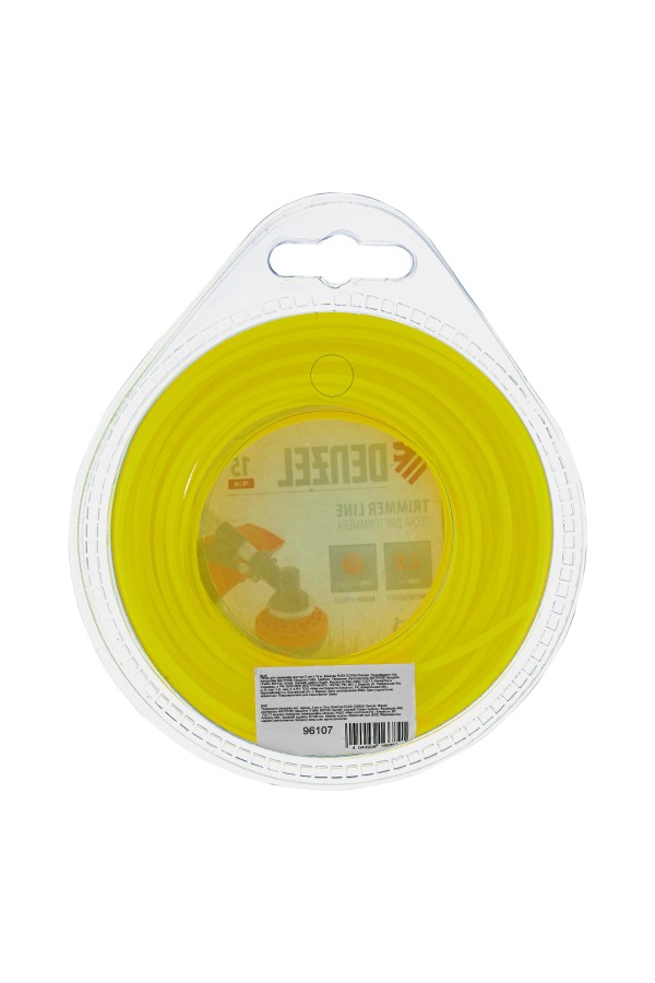 Леска для триммера, круглая 2 мм х 15 м, блистер Flex cord Denzel