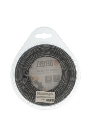 Леска для триммера двухкомпонентная, квадратная 3 мм x 15 м Extra cord Denzel