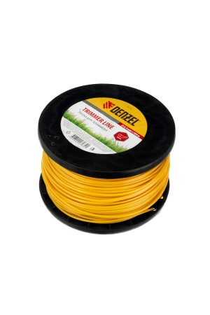 Леска для триммера круглая   2.4 мм, 160 м, на Din катушке Россия Denzel