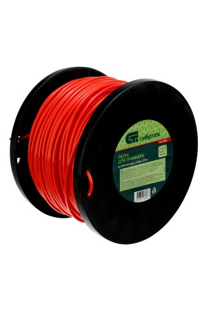 Леска для триммера круглая, на DIN катушке, 3.0 мм х 120 м, Россия Сибртех