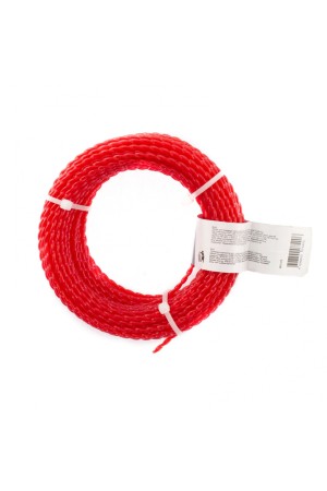 Леска для триммера овальная витая, 2.4 мм х 15 м, Россия Сибртех