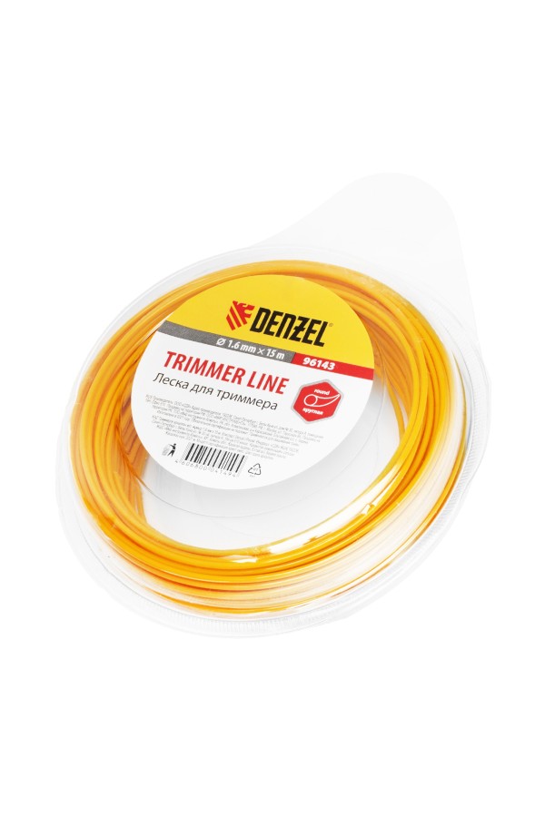 Леска для триммера круглая, 1.6 мм х 15 м Denzel