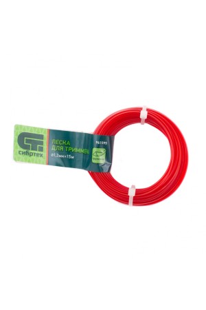 Леска для триммера треугольная, 1.3 мм х 15 м, Россия Сибртех