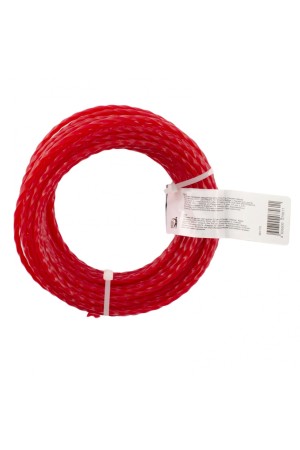 Леска для триммера квадратная витая, 3.0 мм х 10 м, Россия Сибртех