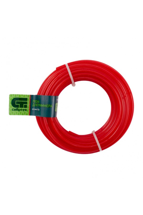 Леска для триммера семь граней, 4.0 мм х 10 м, Сибртех