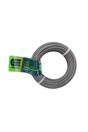 Леска для триммера звезда, армированная алюминием, 2.0 мм х 15 м, Россия Сибртех