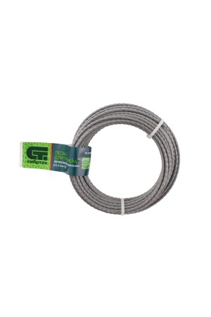 Леска для триммера квадратная витая, армированная алюминием, 2.4 мм х 10 м, Россия Сибртех