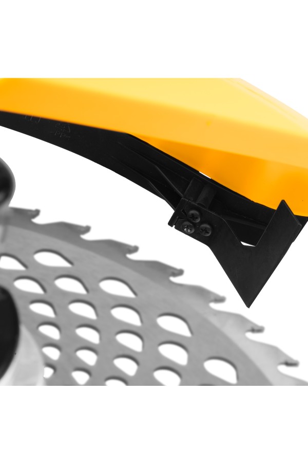 Триммер бензиновый DT-52E, 52 см3, неразъемная штанга, электростартер, состоит из 2 частей Denzel