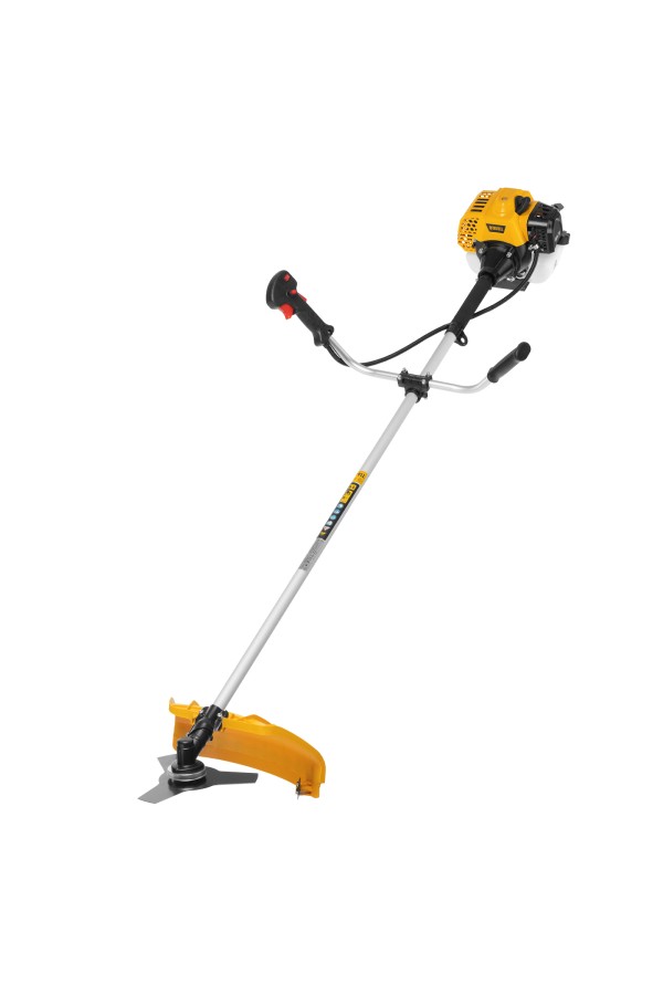Триммер бензиновый DTS-33, 33 см3, неразъемная штанга, состоит из 2 частей Denzel