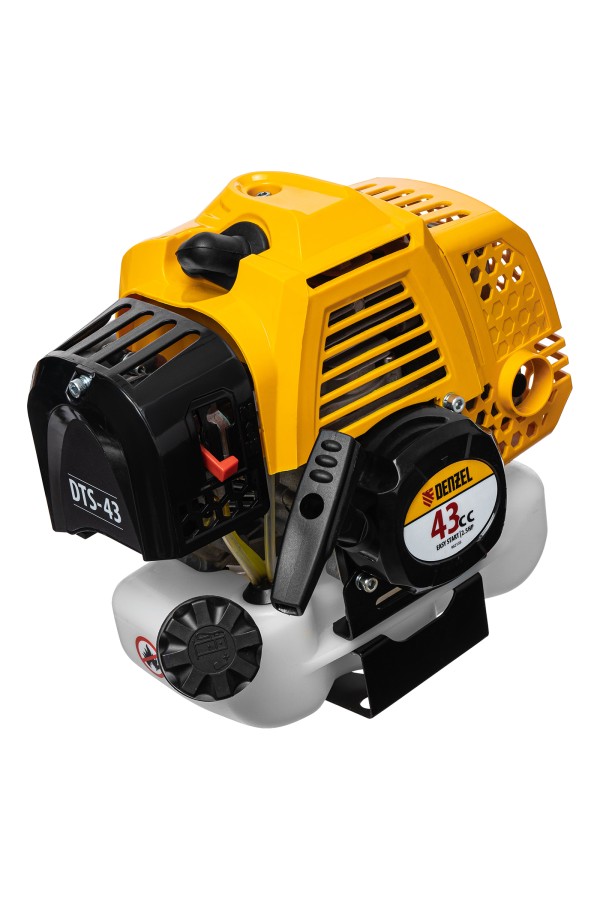Триммер бензиновый DTS-43, 43 см3, неразъемная штанга, состоит из 2 частей Denzel