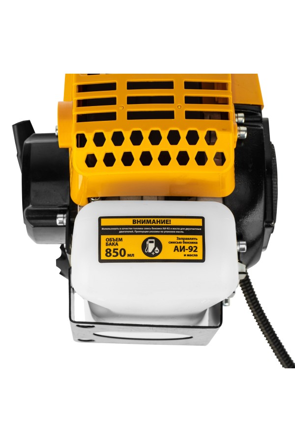 Триммер бензиновый DTS-43, 43 см3, неразъемная штанга, состоит из 2 частей Denzel