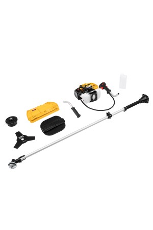 Триммер бензиновый DTS-43, 43 см3, неразъемная штанга, состоит из 2 частей Denzel