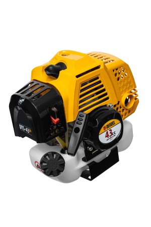 Триммер бензиновый DTS-43S, 43 см3, разъемная штанга, состоит из 2 частей Denzel