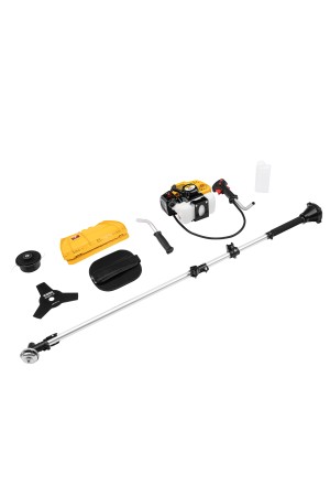 Триммер бензиновый DTS-43S, 43 см3, разъемная штанга, состоит из 2 частей Denzel