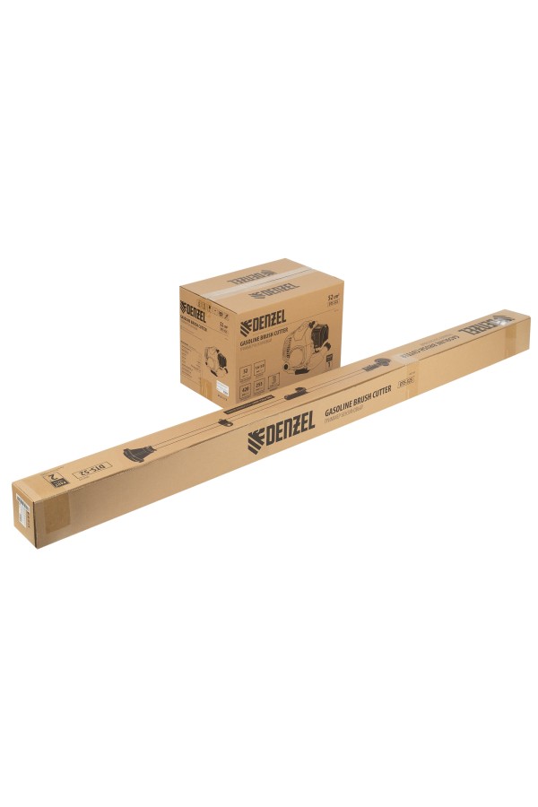 Триммер бензиновый DTS-52S, 52 см3, разъемная штанга, состоит из 2 частей Denzel