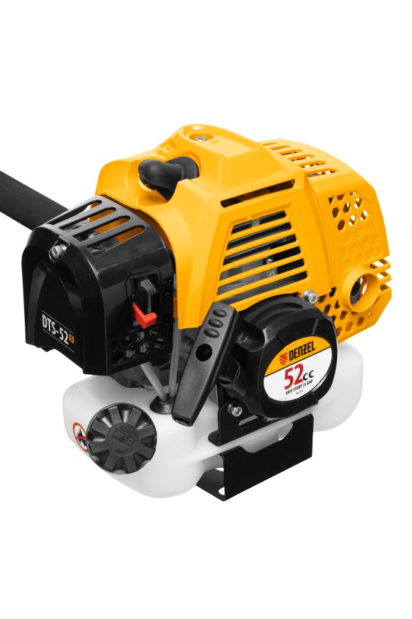 Триммер бензиновый DTS-52S, 52 см3, разъемная штанга, состоит из 2 частей Denzel