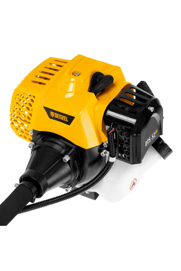 Триммер бензиновый DTS-52S, 52 см3, разъемная штанга, состоит из 2 частей Denzel