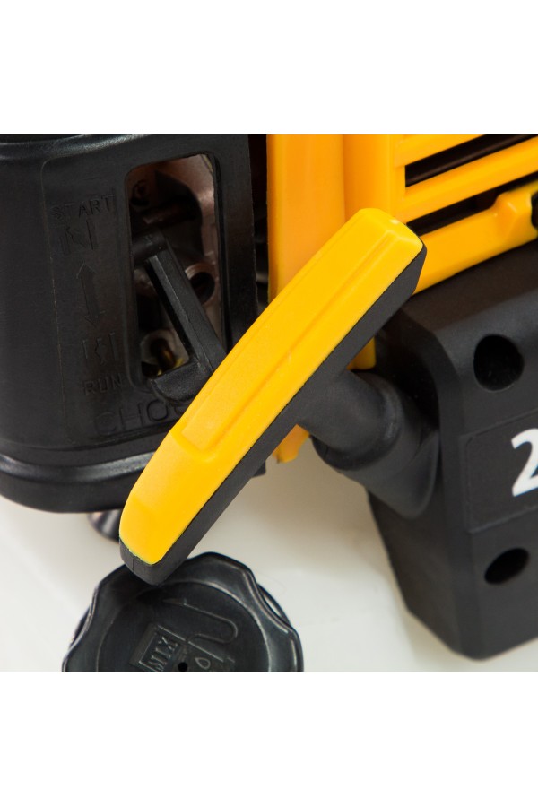 Триммер бензиновый DT 25, 25 см3, 1.3 л. с, неразъемная штанга, состоит из 2 частей Denzel