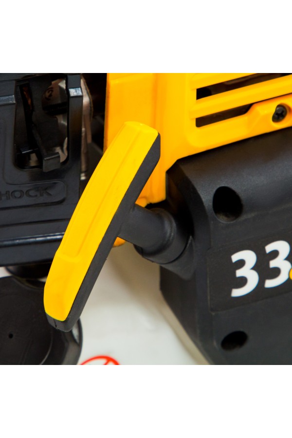 Триммер бензиновый DT 33, 33 см3, 1.8 л. с, неразъемная штанга, состоит из 2 частей Denzel